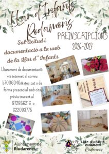 "PERÍODE DE PREINSCRIPCIONS"